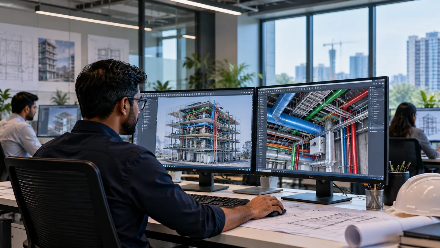 Illustrative stock photograph of BIM & Digital Engineering